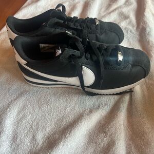 Nike Cortez Black and White Shoes